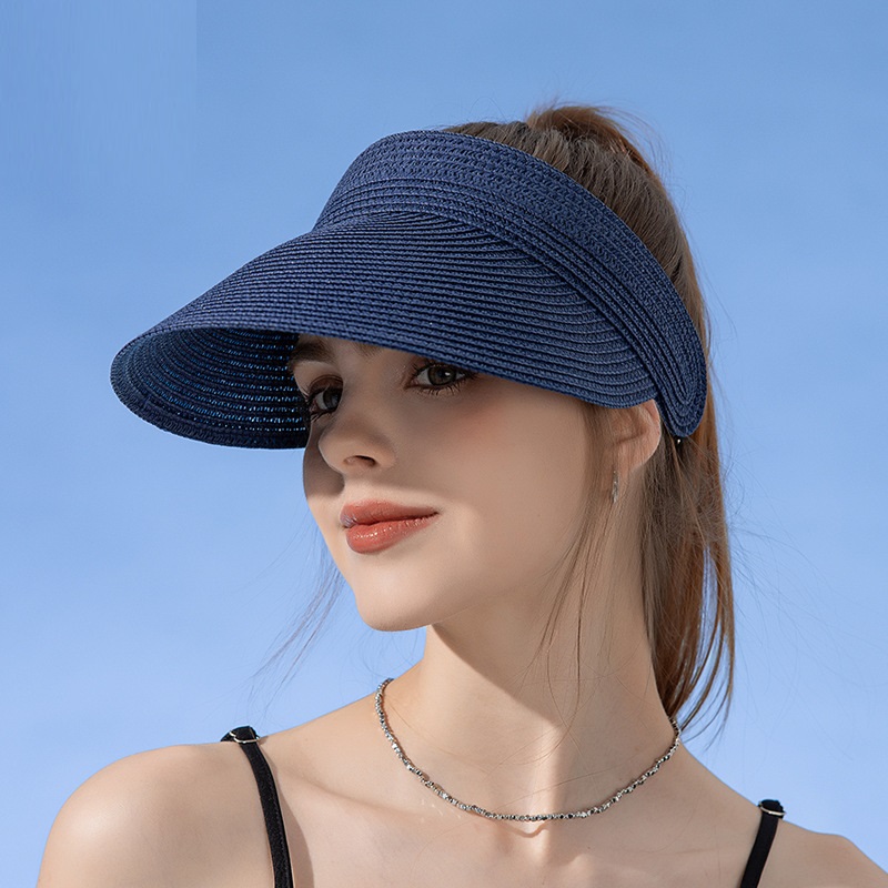 Bucket Hat Straw - 여성용 UPF50 와이드 브림 태양 모자