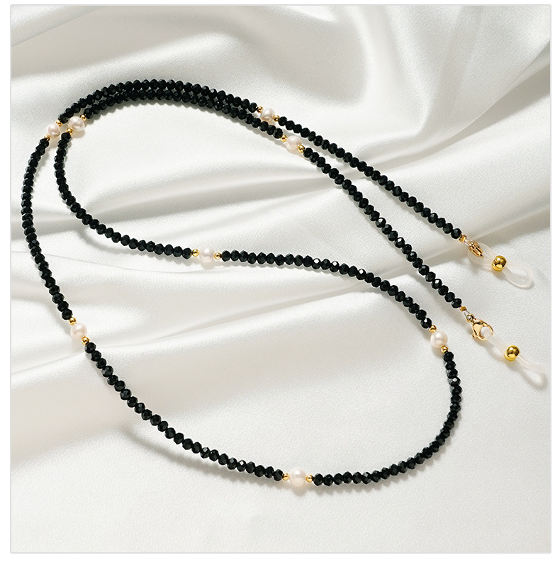 Sunglass Retainer Cord - 진주 크리스탈 안경 체인 여성 유행