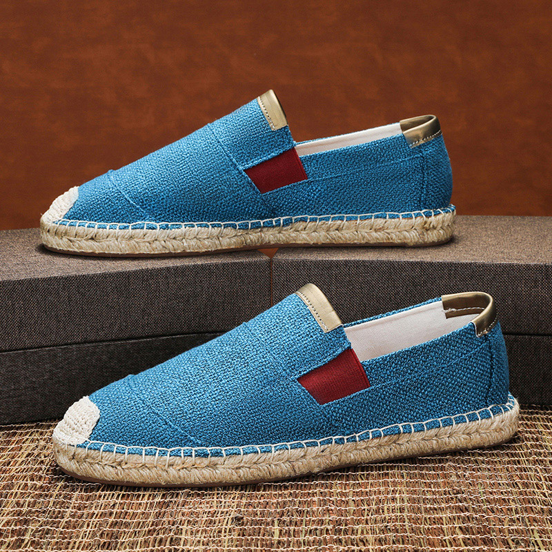 Espadrille Slip On - 캔버스 스니커즈 신상 2026 캐주얼 우븐