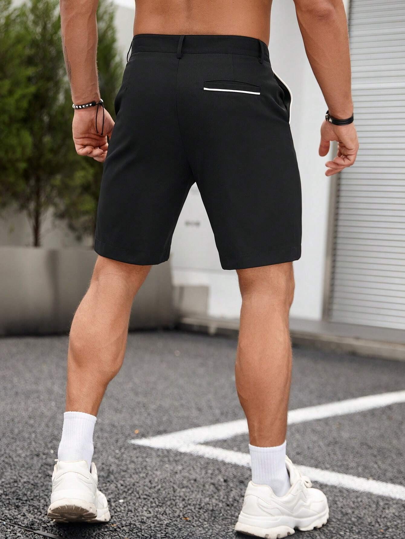 Shorts Chino Slim - 남성 비즈니스 캐주얼 치노 반바지 슬림핏