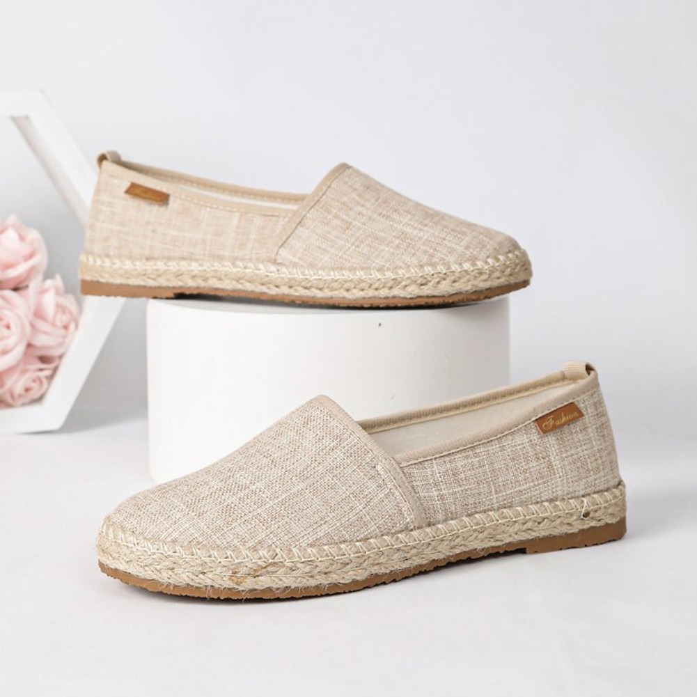 Espadrille Slip On - 2026년 여름 편안한 캔버스 플랫 슈즈