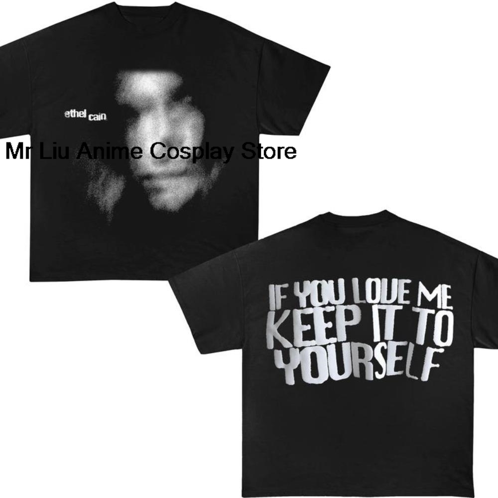 Tee Graphic Print - Ethel Cain Tour Merch 그래픽 티셔츠