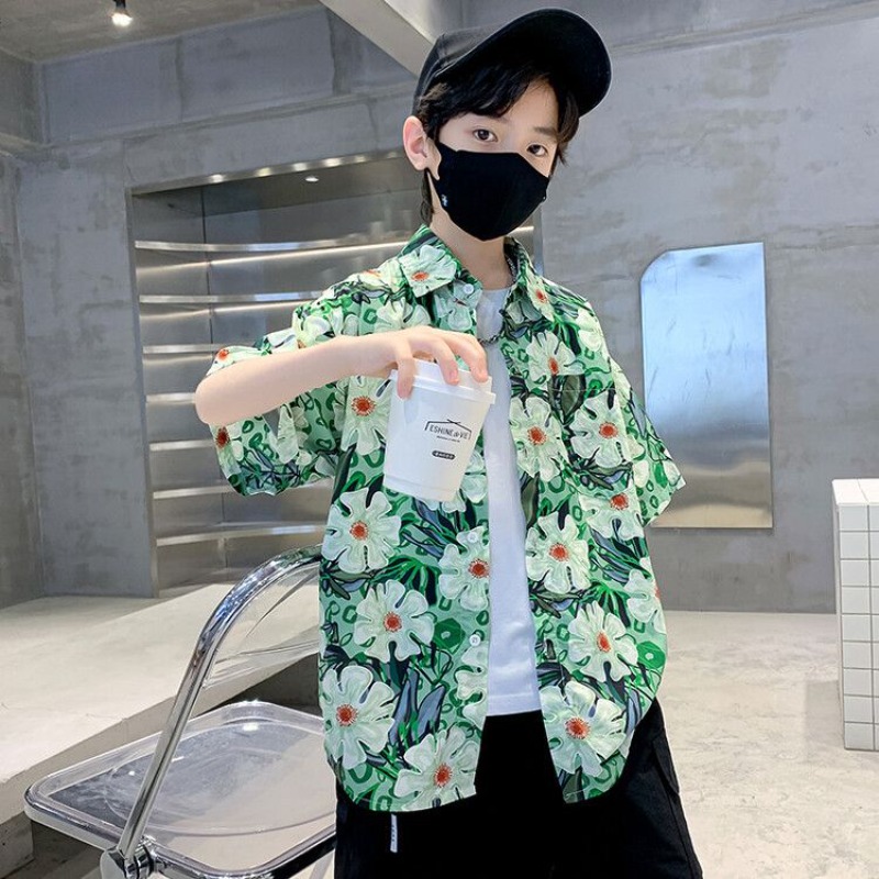 Resort Shirt Floral - 남아 플로럴 셔츠 여름 세트 2026