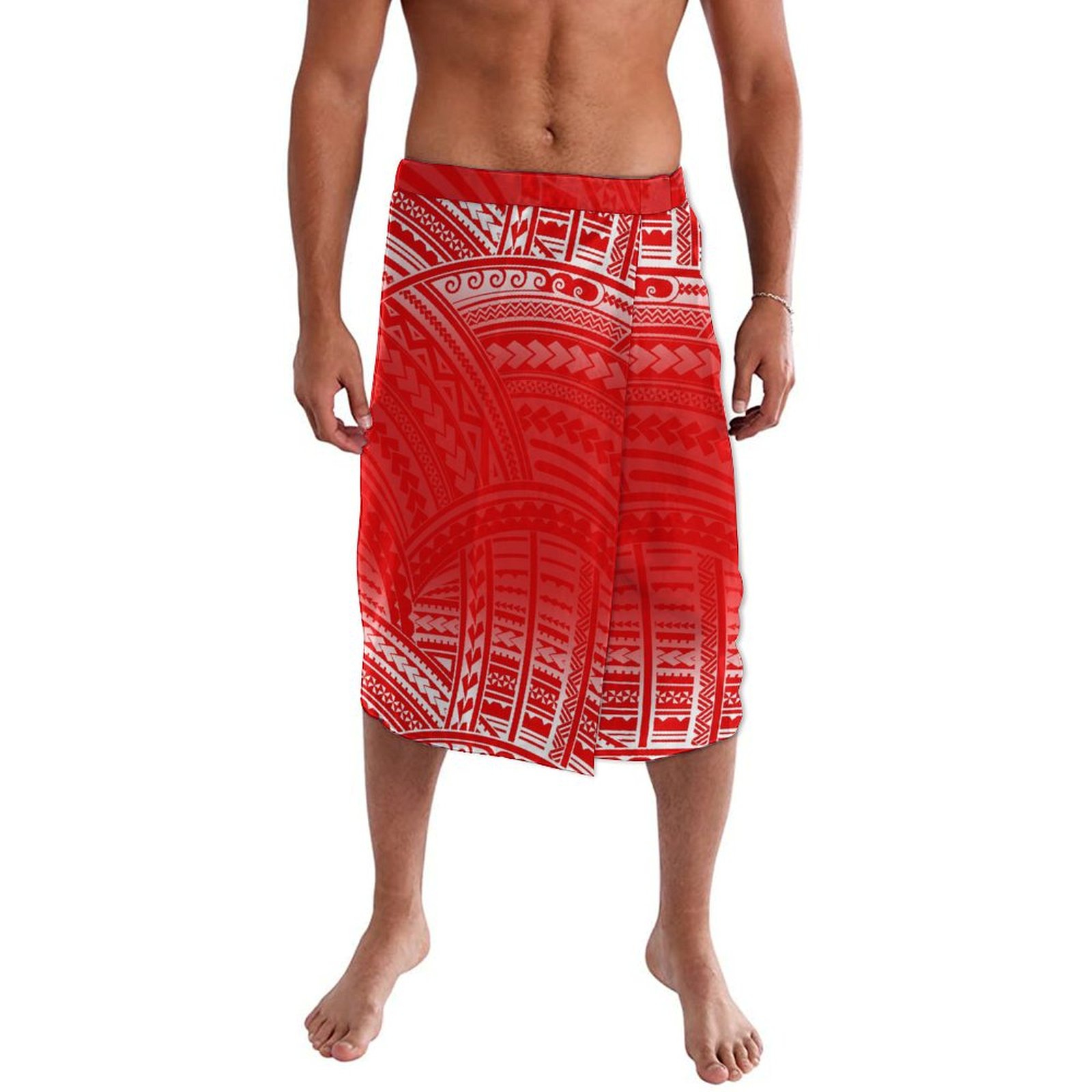 Sarong Men Wrap - 남성용 랩 원피스 폴리네시안 섬, 맞춤형