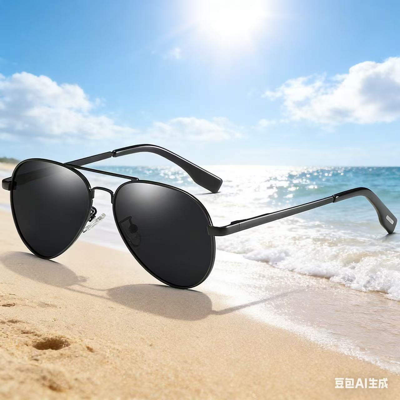 Sunglasses Aviator Polarized - 유니섹스 소형 프레임 편광 에비에이터 선글라스