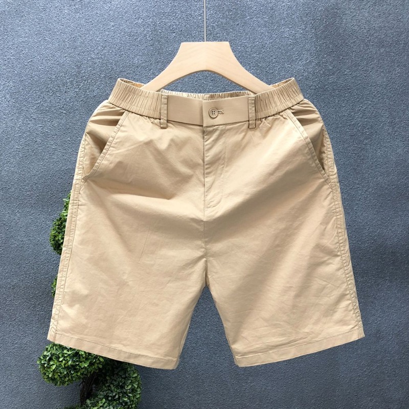 Shorts Chino Slim - 남성 여름 슬림핏 드레스 반바지 비즈니스