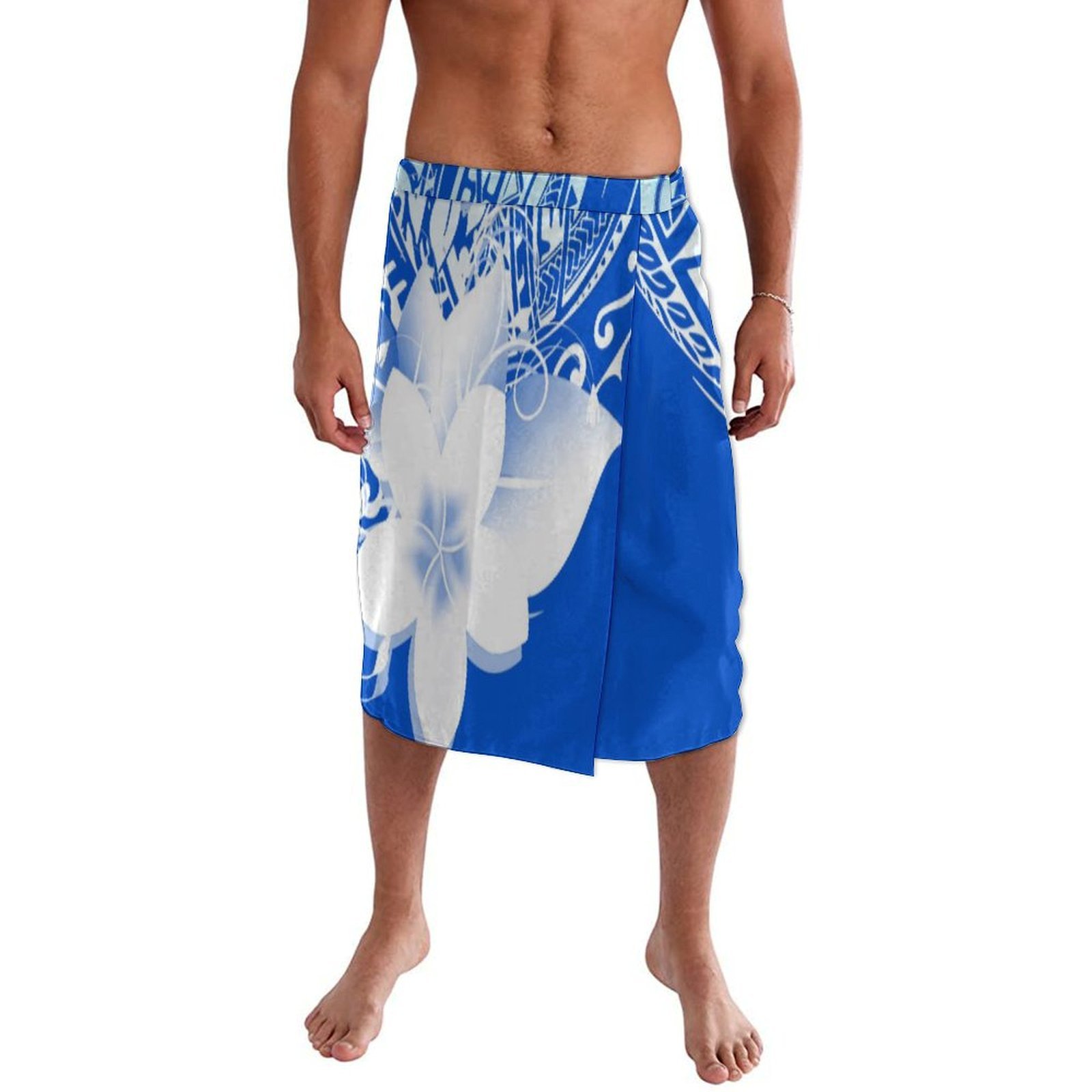 Sarong Men Wrap - 폴리네시아 사모아 피지 해변용 랩 드레스,