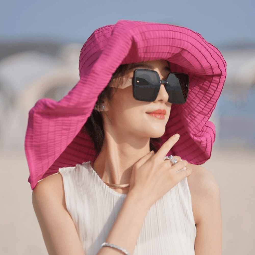 Packable Hat Nylon - 포장 가능한 Bowknot DIY 성형 가능한