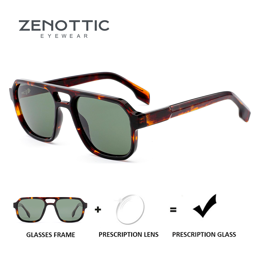 Sunglasses Aviator Polarized - ZENOTTIC 세련된 근시 파일럿 처방 선글라스
