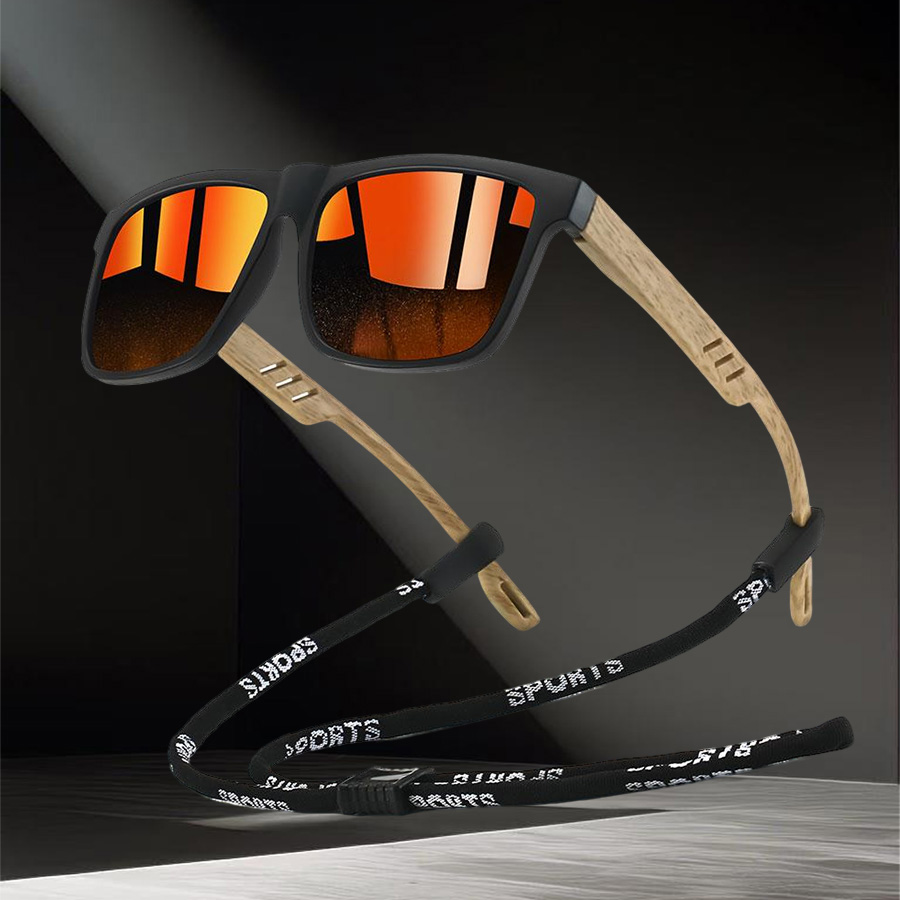 Sunglass Retainer Cord - 패션 스퀘어 선글라스 체인 디테일 남녀