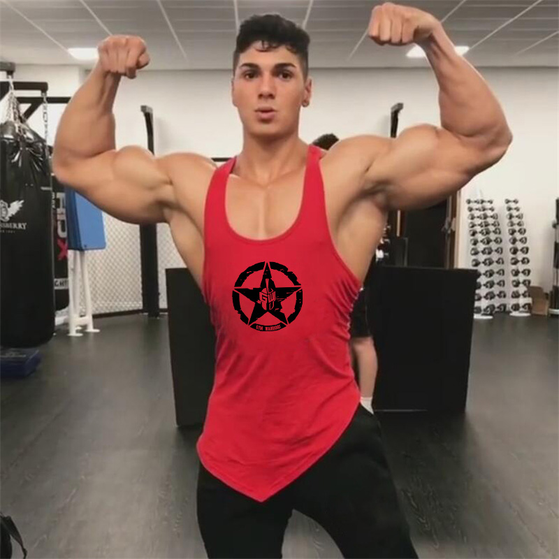 Tank Top Muscle - 체육관 보디 빌딩 근육 셔츠 여름