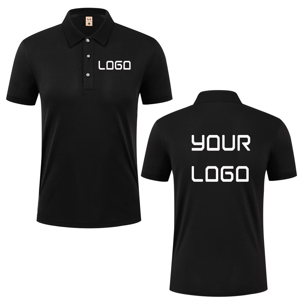 Polo Shirt Pique - 여름용 캐주얼 폴로셔츠, 맞춤형 로고 프린트