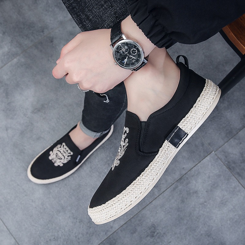 남성용 블랙 통기성 신발 럭셔리 로퍼 Espadrill - Espadrille Slip On 리뷰 및 가격