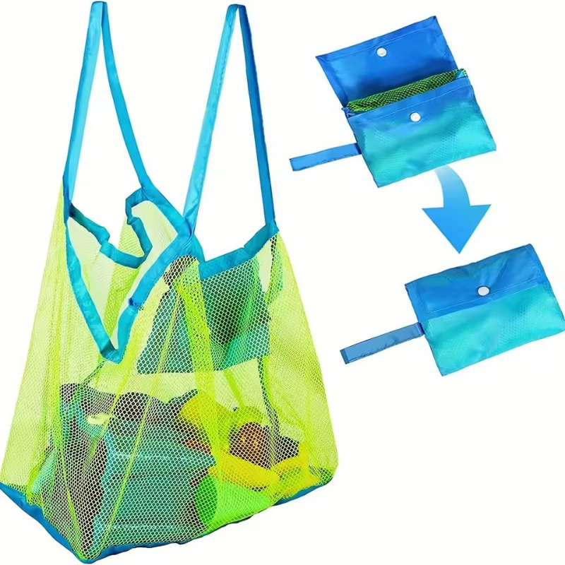 어린이 모래밭 휴대용 메쉬 가방 어린이 목욕 장난감 보 - Beach Towel Large 리뷰 및 가격