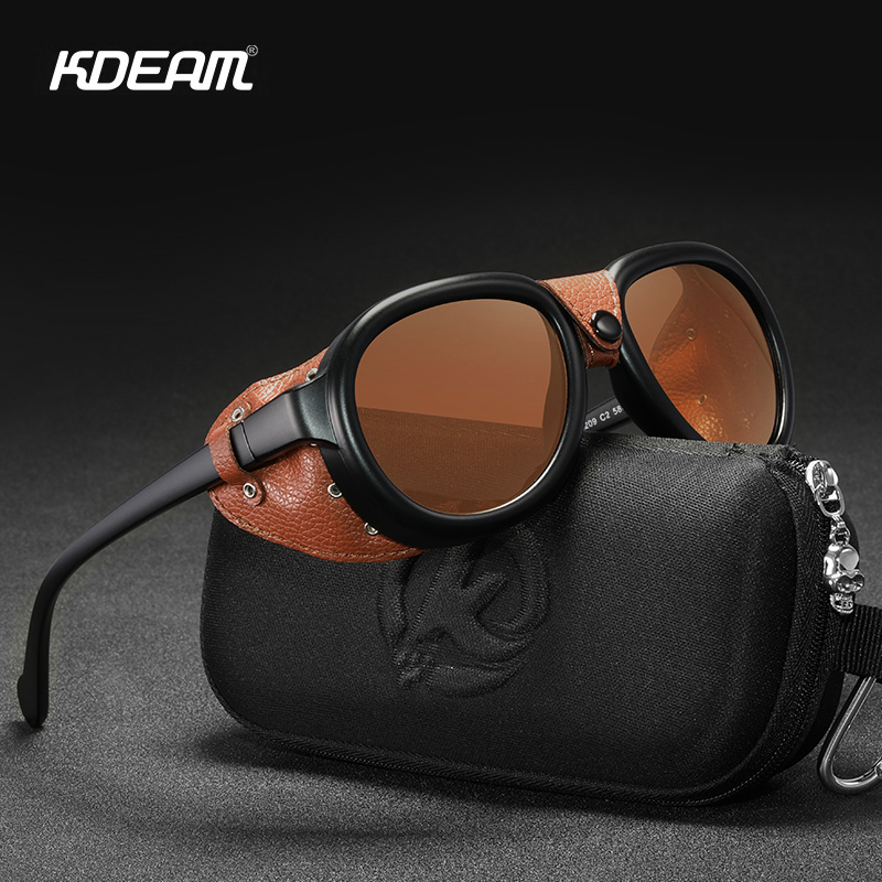 KDEAM 파일럿 선글라스 Steampunk 남성용 A - Sunglasses Aviator Polarized 리뷰 및 가격