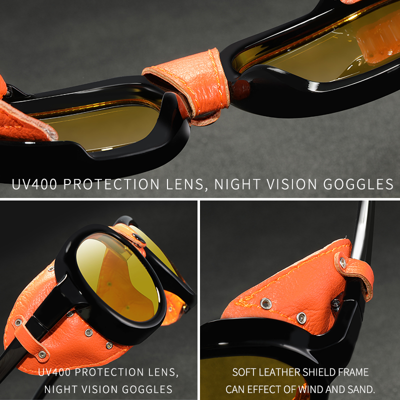 KDEAM 파일럿 선글라스 Steampunk 남성용 A - Sunglasses Aviator Polarized 리뷰 및 가격
