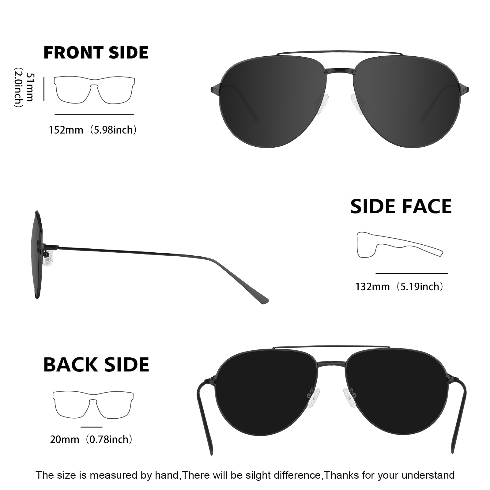 MAXJULI 에비에이터 선글라스 남녀공용, 오버사이즈 - Sunglasses Aviator Polarized 리뷰 및 가격