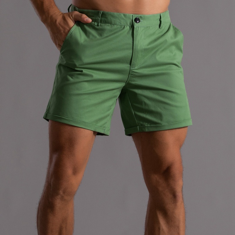 남성 슬림핏 치노 반바지 롤업 밑단 캐주얼 솔리드 여름 - Shorts Chino Slim 리뷰 및 가격