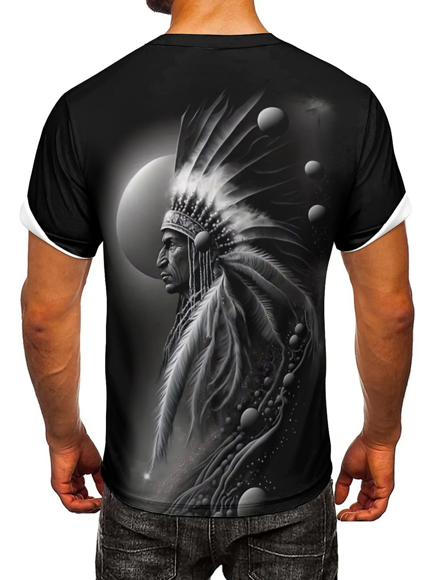 남성용 3D 프린트 Tribal Chieftain 그래 - Tee Graphic Print 리뷰 및 가격