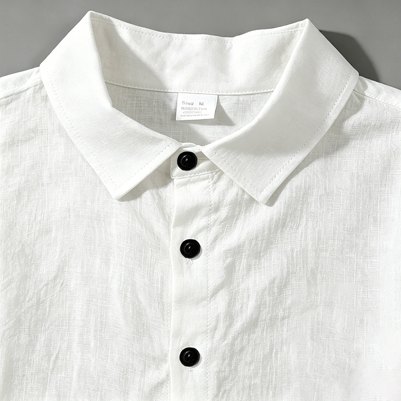 남성 린넨 투피스 세트 반팔 라펠 버튼 셔츠 밴딩 반바 - Linen Shirt Breathable 리뷰 및 가격
