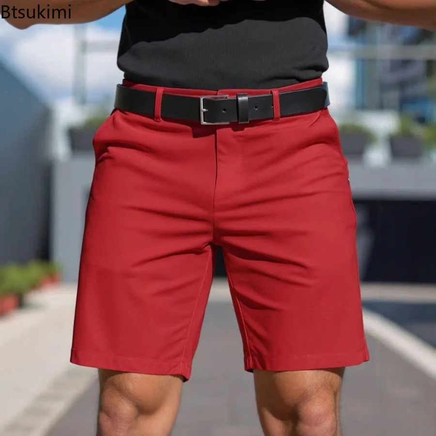 여름 신상 남성 솔리드 슬림 치노 반바지 비즈니스 골프 - Shorts Chino Slim 리뷰 및 가격