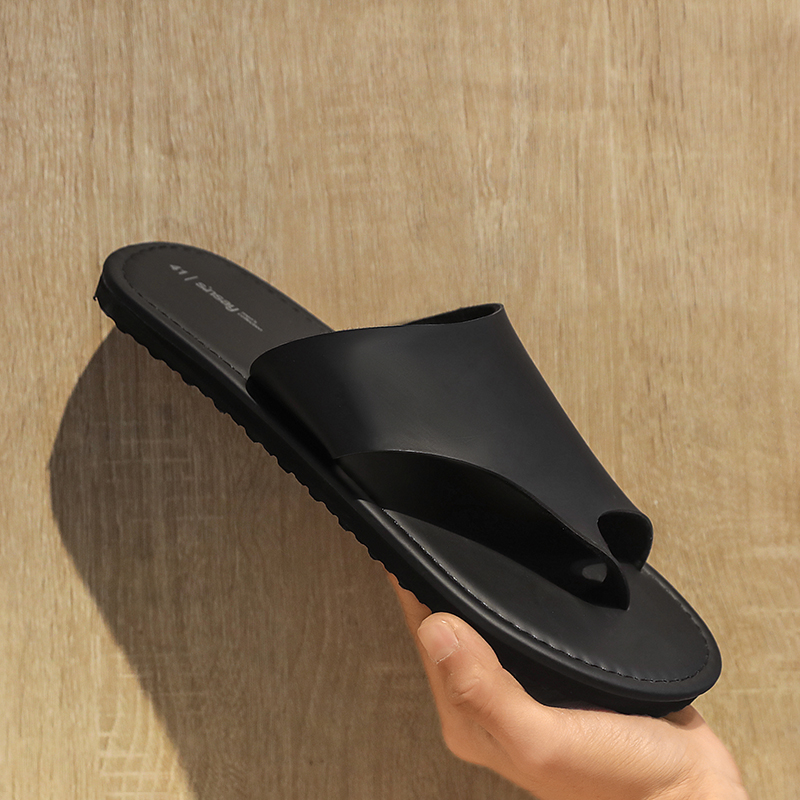 고품질 남성 슬리퍼 패션 플립플롭 가죽 통기성 샌들 미 - Flip Flop Leather Men 리뷰 및 가격