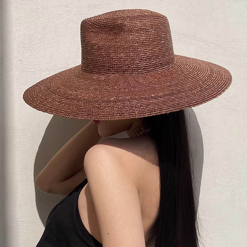 여성용 파나마 밀짚 모자, 대형 챙, 하이 엔드 밀짚  - Bucket Hat Straw 리뷰 및 가격