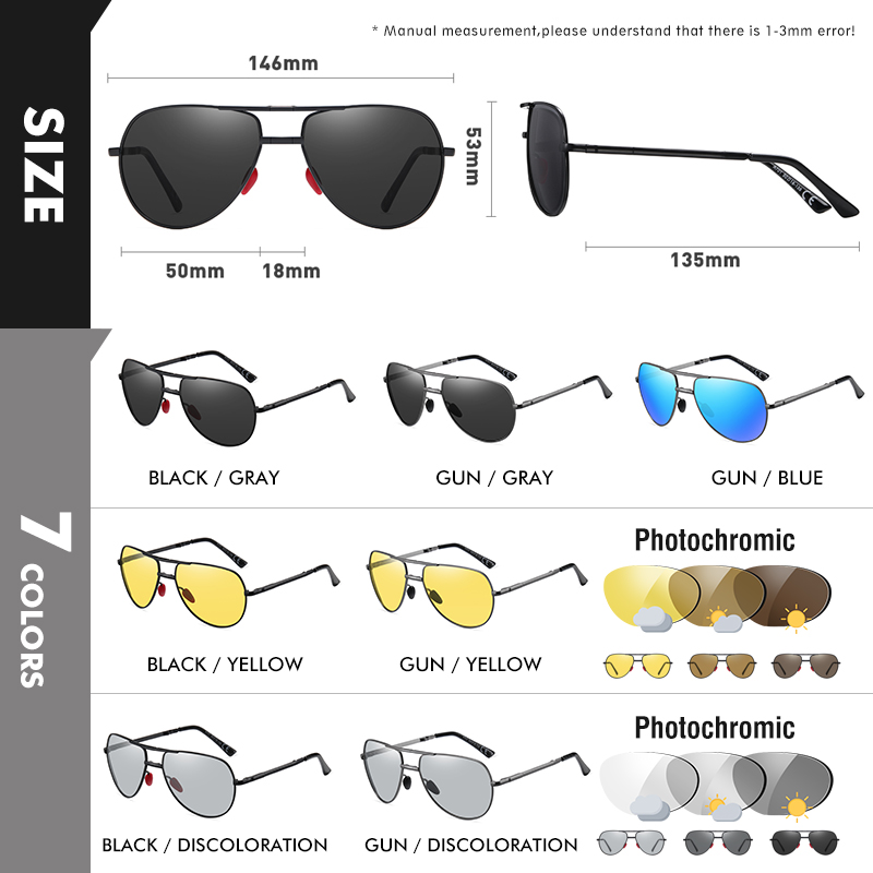 CoolPandas 남성용 패션 접이식 선글라스 항공  - Sunglasses Aviator Polarized 리뷰 및 가격