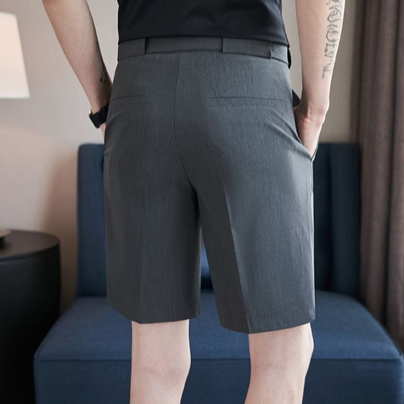 남성 슬림핏 치노 반바지 여름 비즈니스 캐주얼 스트레치 - Shorts Chino Slim 리뷰 및 가격