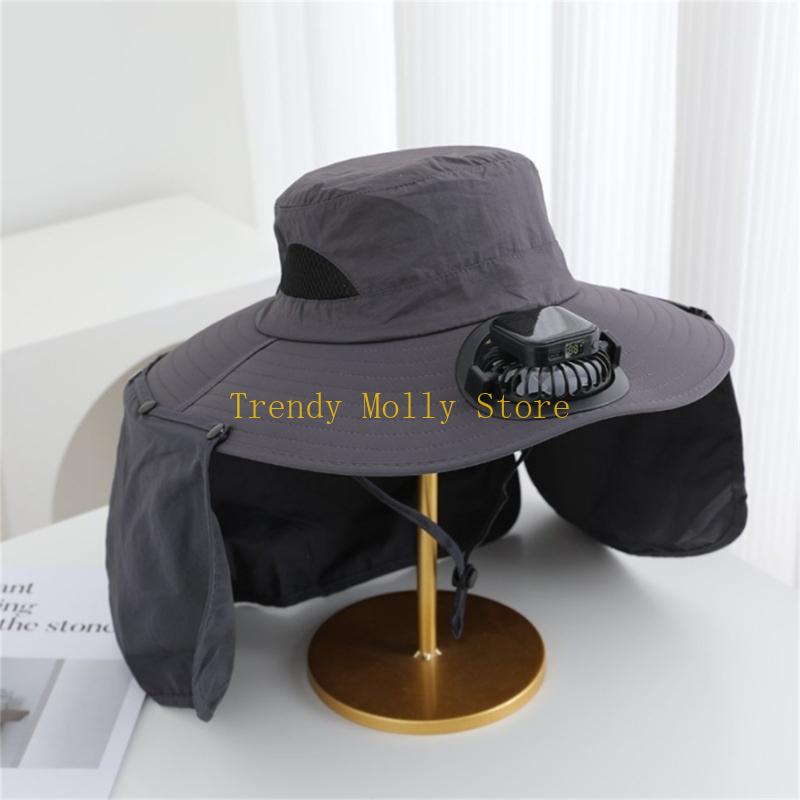배터리 디스플레이가 있는 N5KB 자동 냉각 팬 모자  - Packable Hat Nylon 리뷰 및 가격