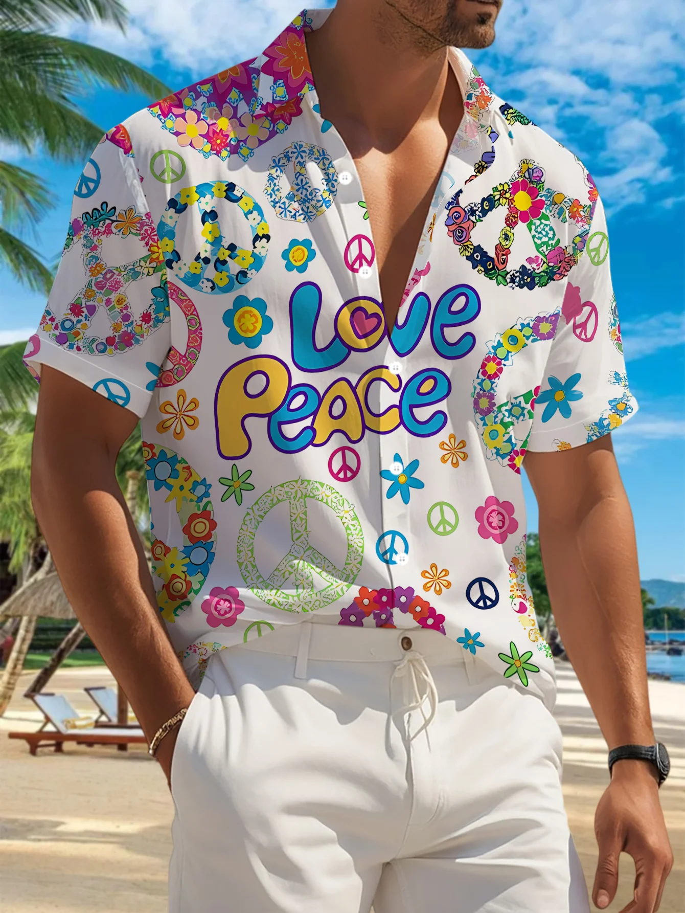 미니멀 잉크 텍스처 라펠 리조트 셔츠 멀티 행사용 의류 - Resort Shirt Floral 리뷰 및 가격