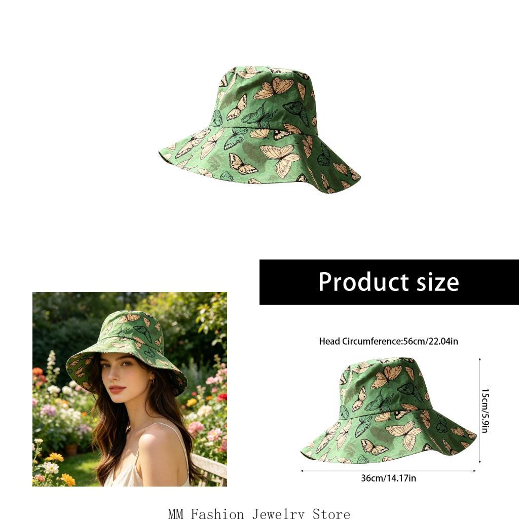 녹색 프린트 버킷햇 부드러운 폴리에스터 어부 모자, 둘 - Packable Hat Nylon 리뷰 및 가격
