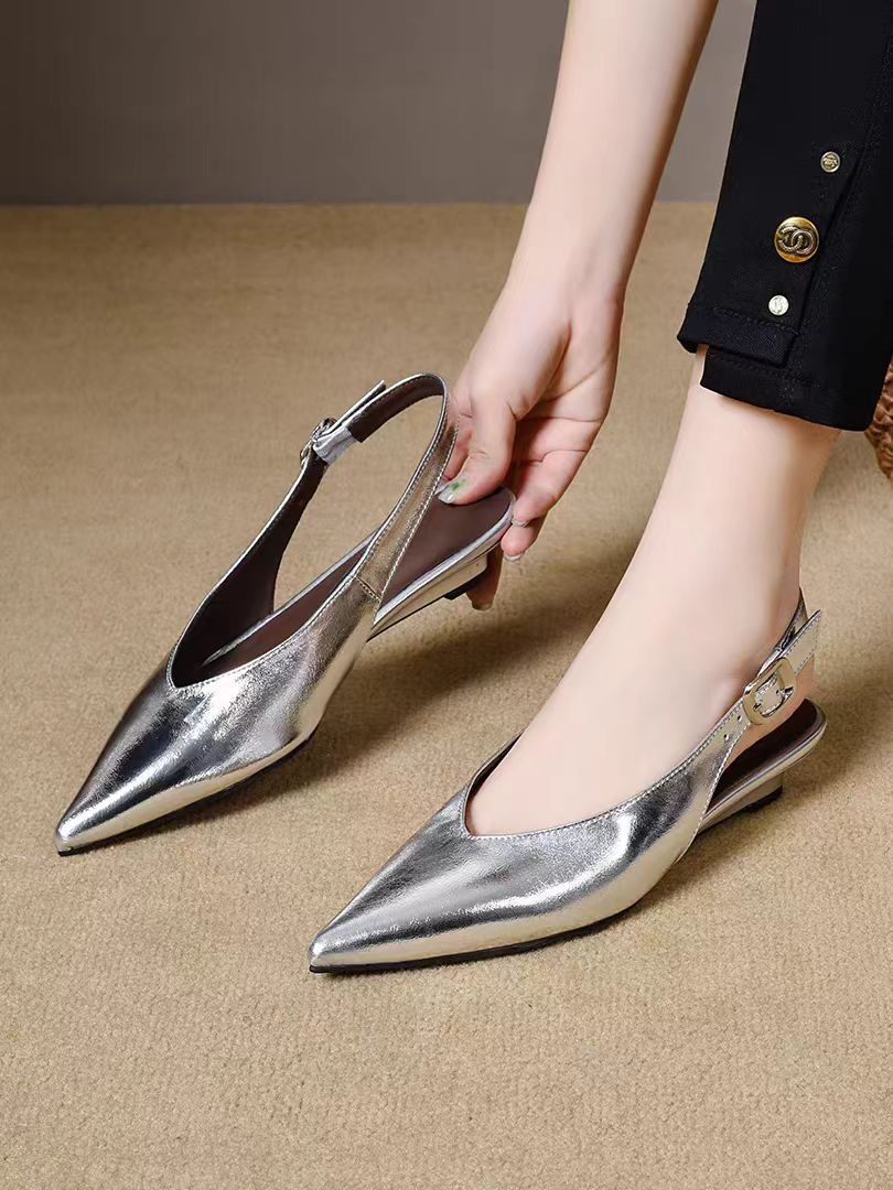 여성 샌들 여름 2026 신상 스타일리쉬 포인티드 웨지 - Casual Sandal Leather 리뷰 및 가격