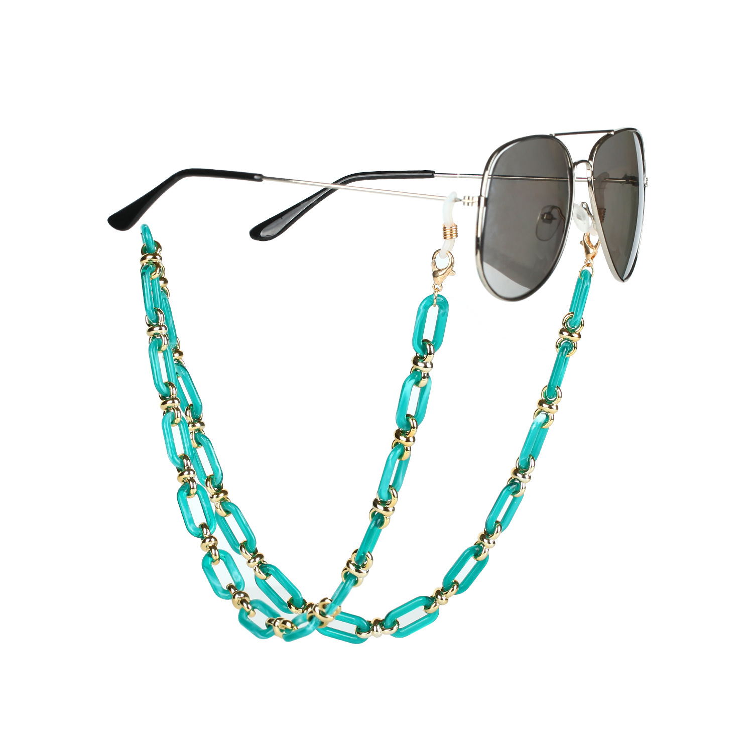 앰버 아크릴 버튼 체인 안경줄 여성용 분실방지 마스크  - Sunglass Retainer Cord 리뷰 및 가격
