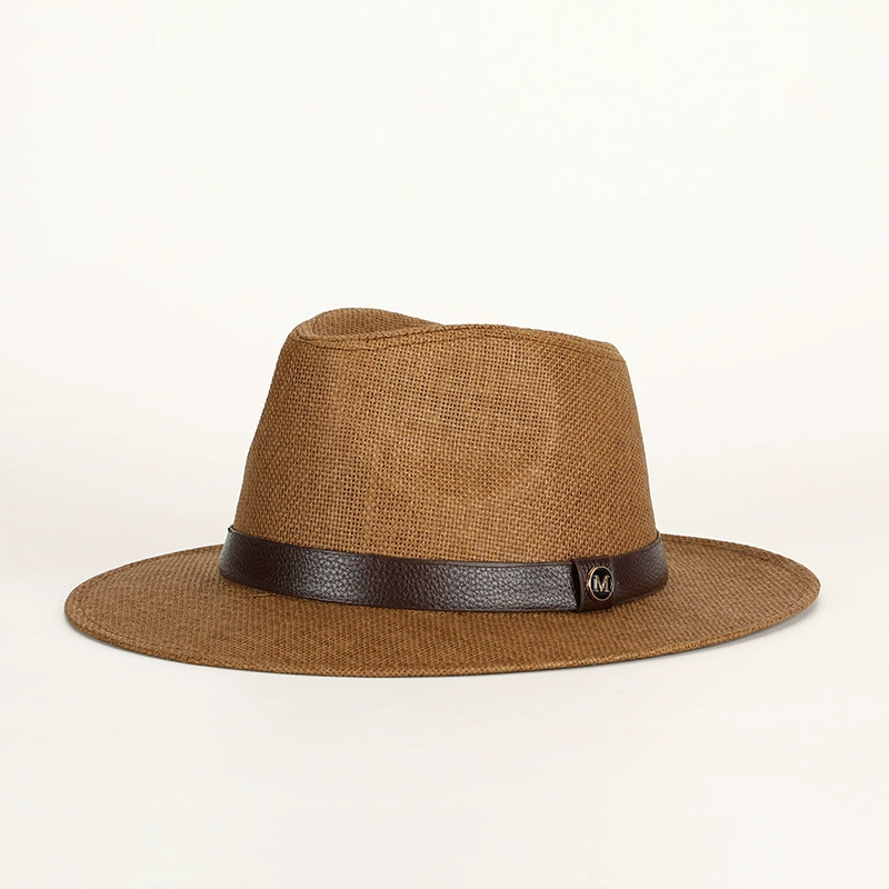 파나마 밀짚모자 재즈 모자 남녀공용 햇빛 가리개 비치  - Bucket Hat Straw 리뷰 및 가격