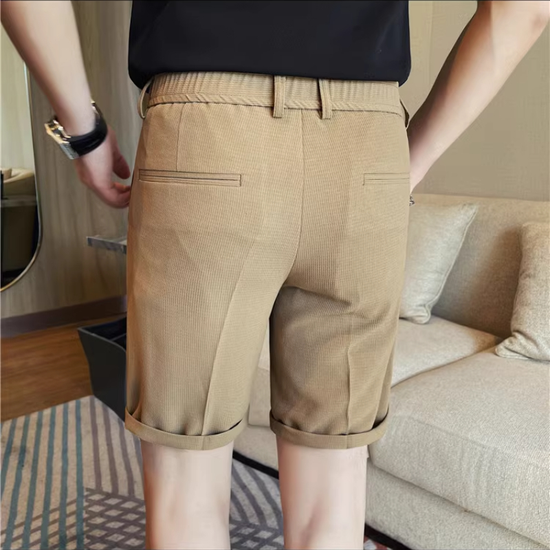 남성용 신축성 있는 허리 여름 반바지: 슬림핏 스트레치 - Shorts Chino Slim 리뷰 및 가격