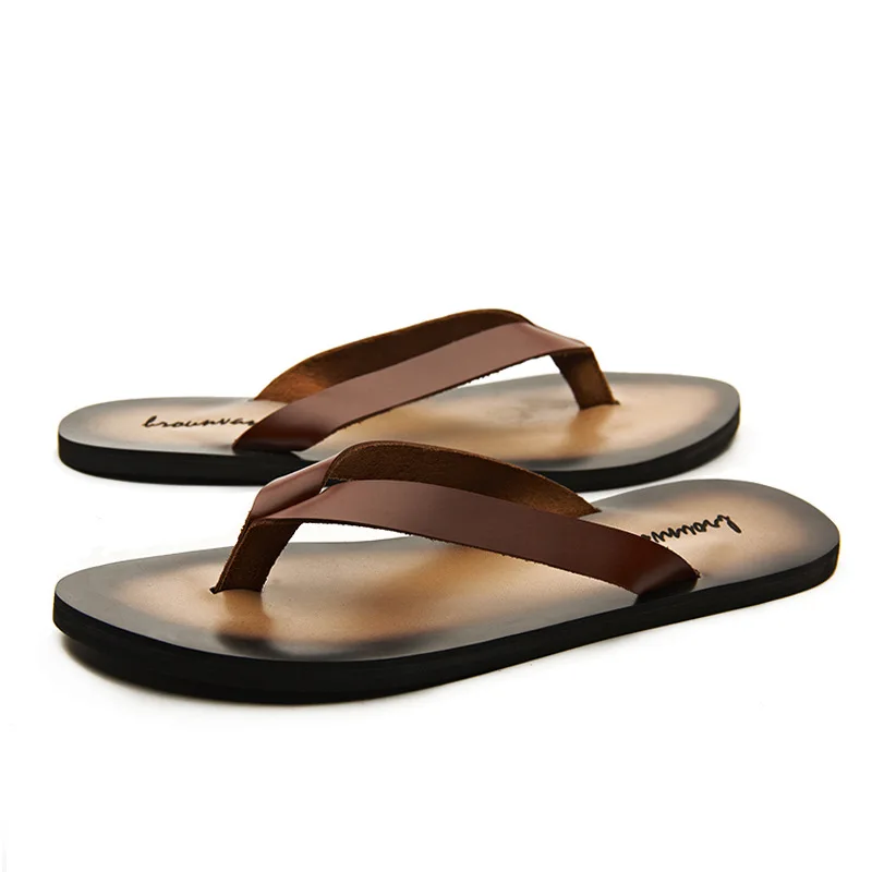 클래식 천연 가죽 남성 슬리퍼 2026 여름 신상 야외 - Flip Flop Leather Men 리뷰 및 가격