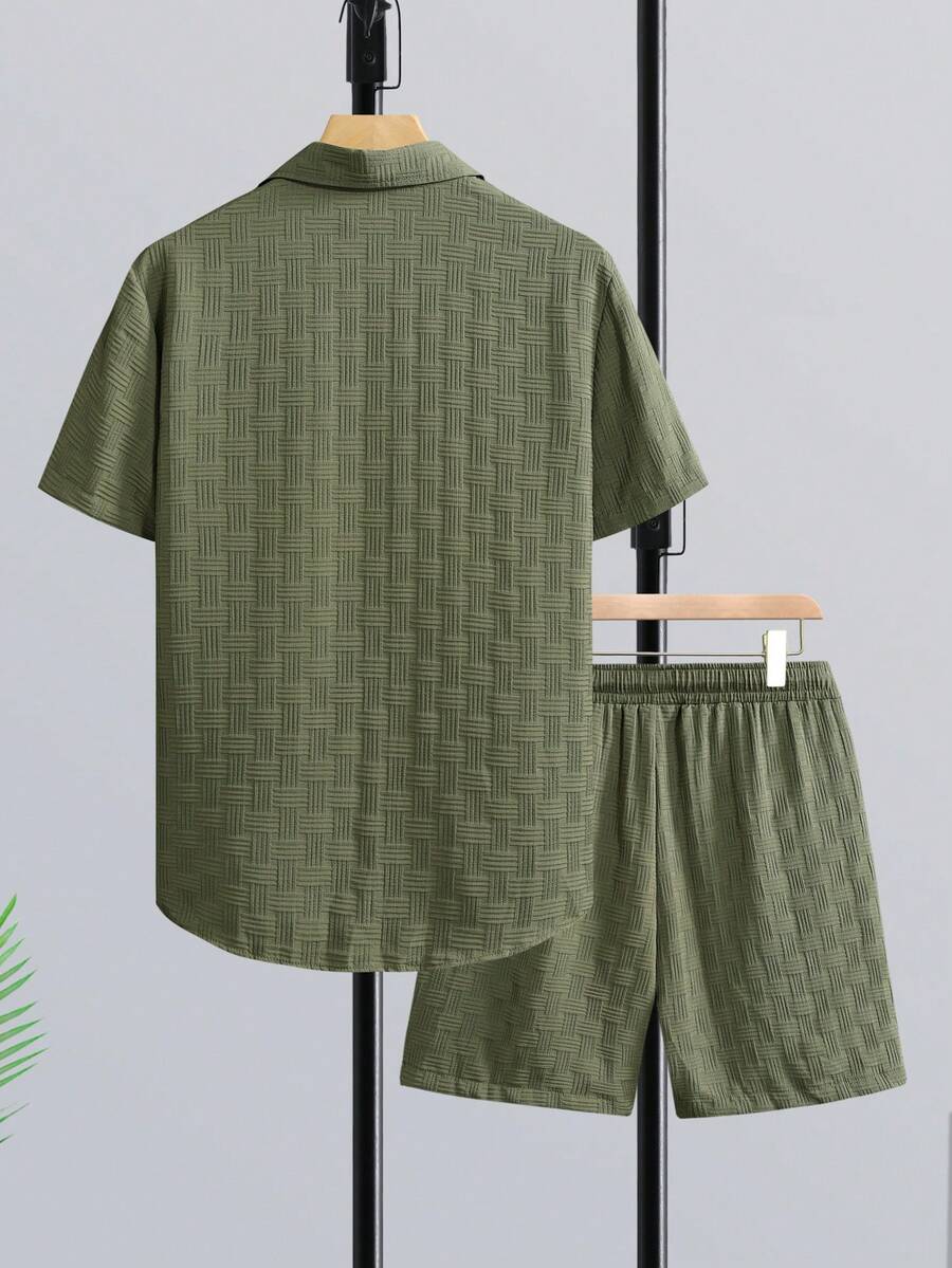 맨피니티 RSRT 남성용 성숙한 휴가용 반팔 셔츠 세트 - Short Linen Drawstring 리뷰 및 가격