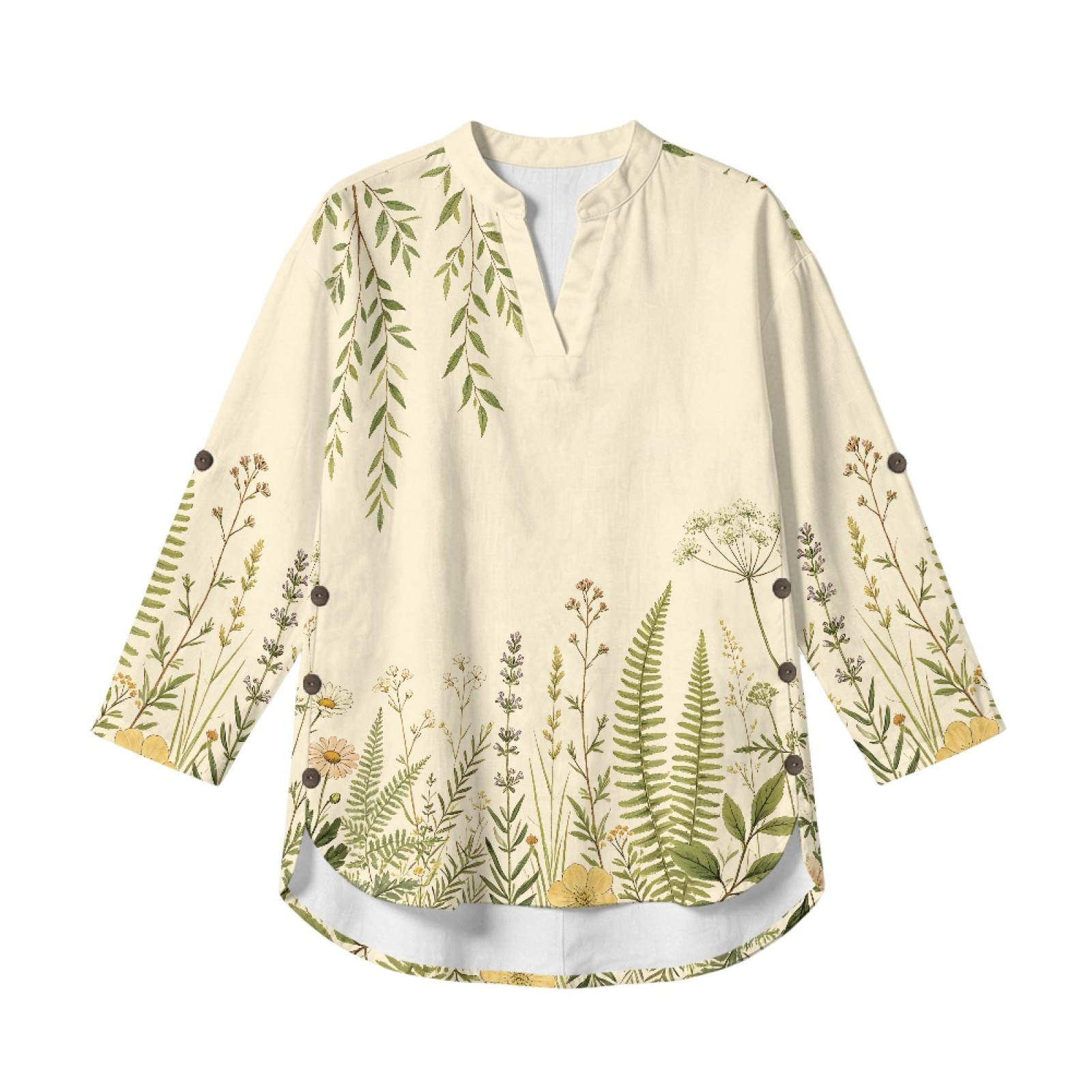 INSTANTARTS 여성용 린넨 V 넥 셔츠 통기성  - Linen Shirt Breathable 리뷰 및 가격