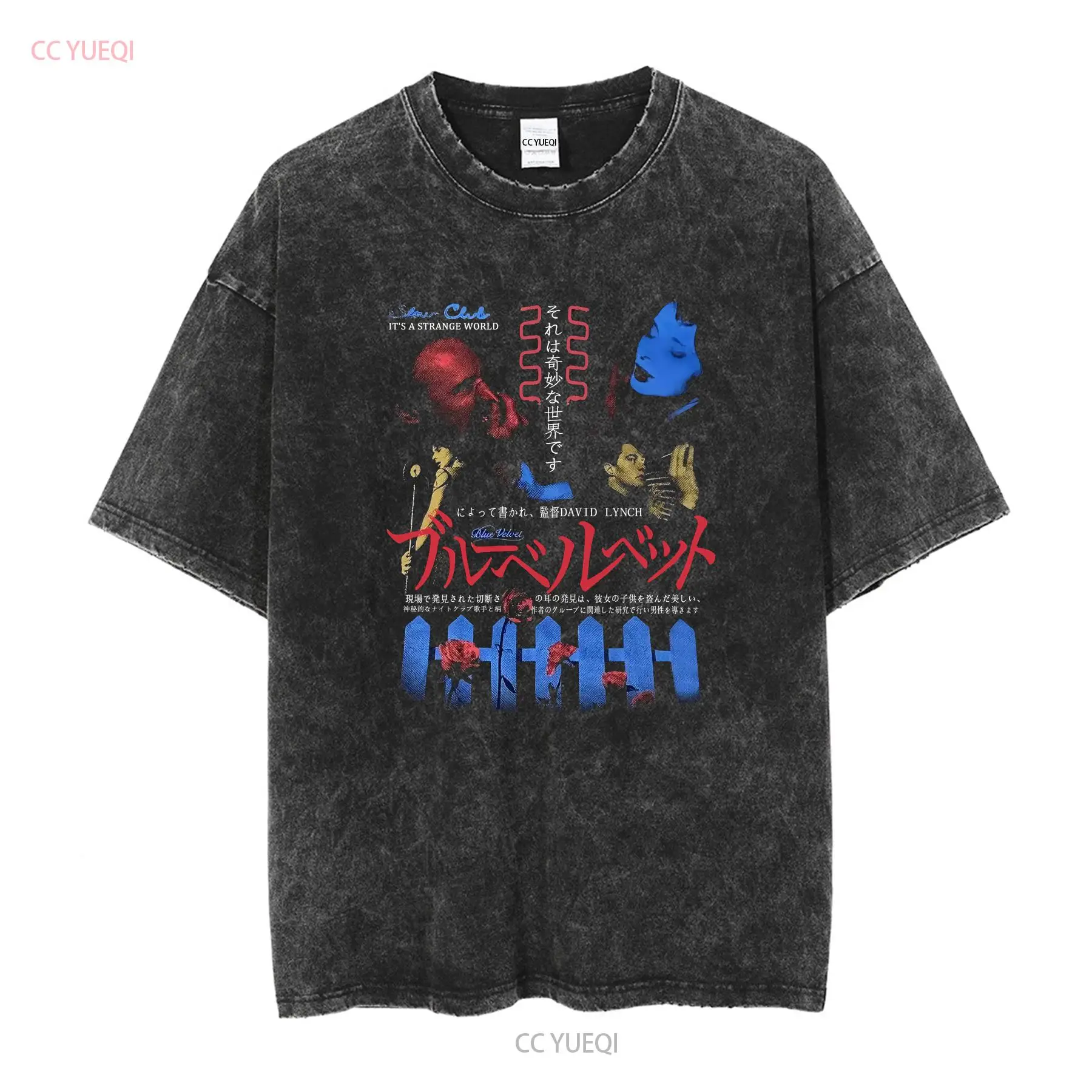 Blue Velvet Rucking Fotten Dav - Tee Graphic Print 리뷰 및 가격