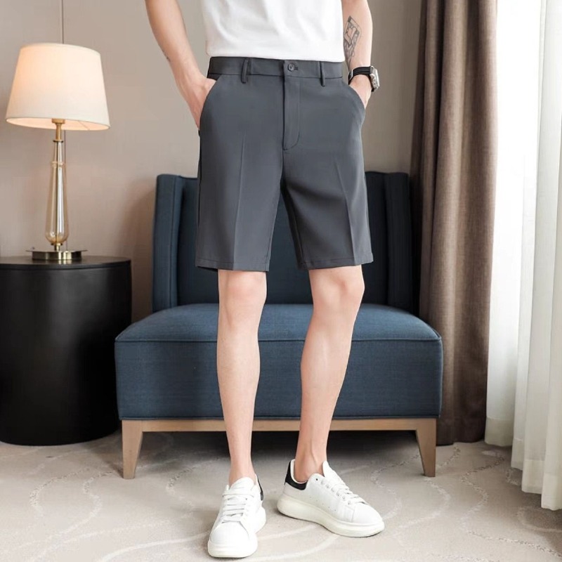 남성 슬림핏 수트 반바지 여름용 가벼운 스트레이트 레그 - Shorts Chino Slim 리뷰 및 가격
