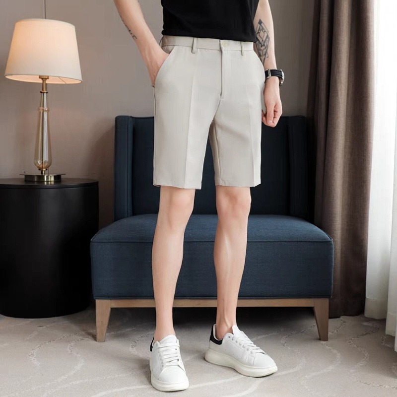 남성 슬림핏 수트 반바지 여름용 가벼운 스트레이트 레그 - Shorts Chino Slim 리뷰 및 가격