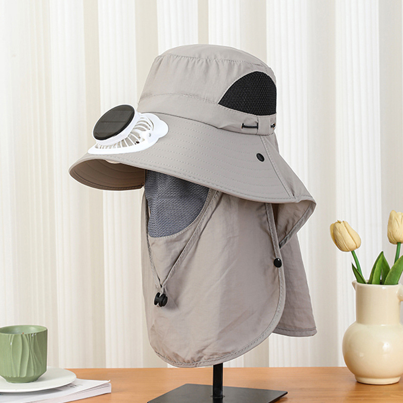 남성용 넓은 챙 태양광 팬 모자, 목 스카프 포함, 자 - Bucket Hat Straw 리뷰 및 가격