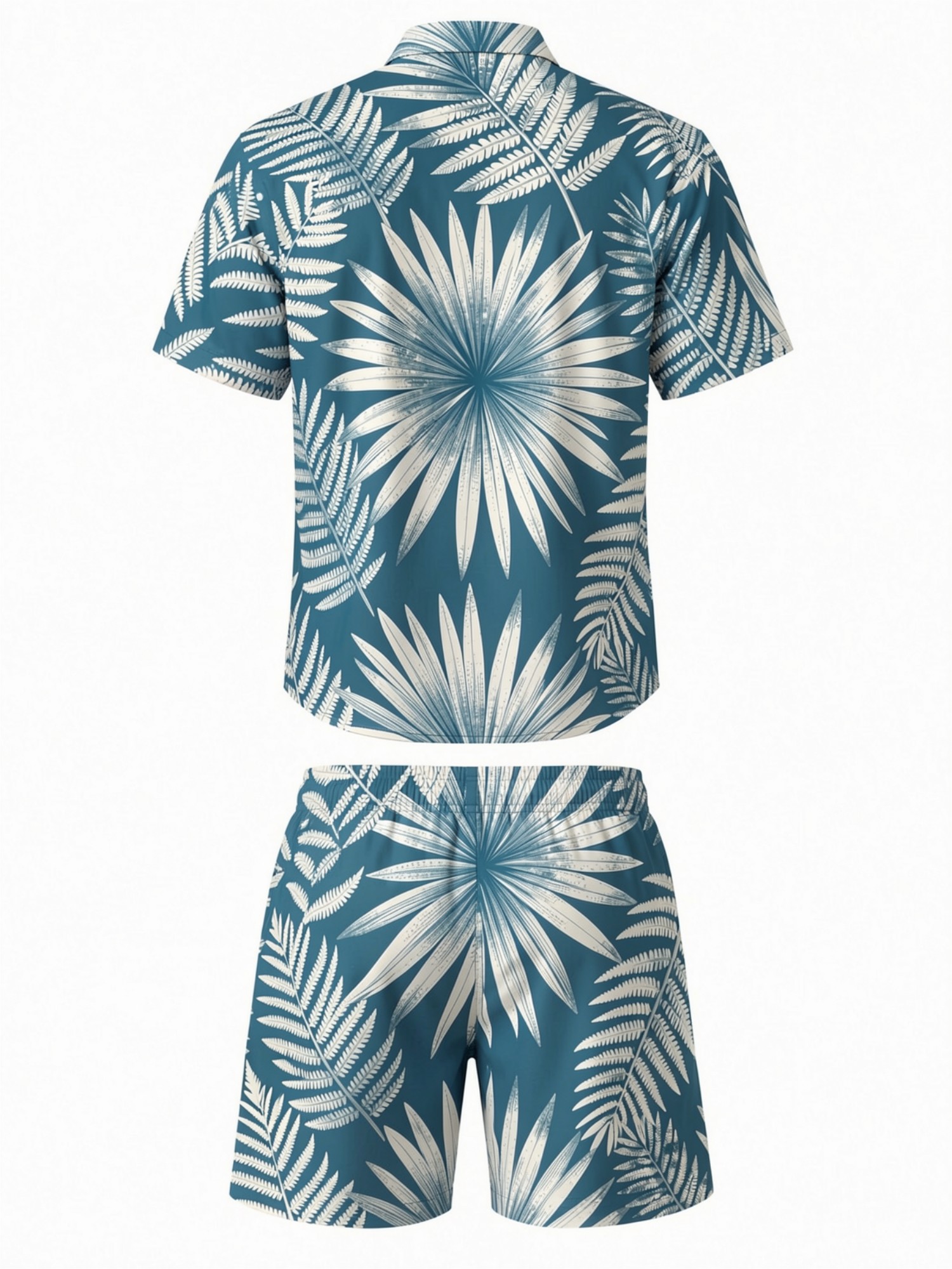 남성용 플로럴 반팔 셔츠와 드로스트링 반바지 세트, 해 - Resort Shirt Floral 리뷰 및 가격