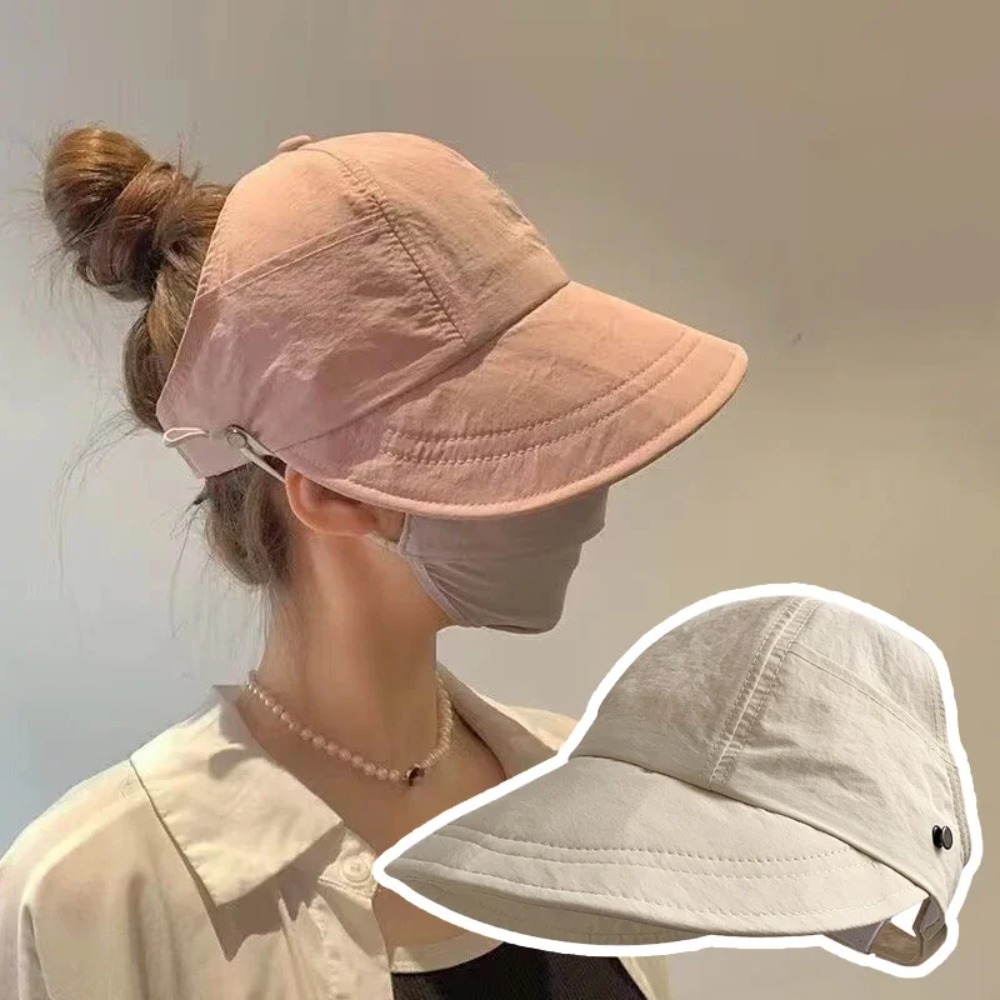 여성용 썬햇 넓은 챙 자외선 차단 속이 빈 탑 썬햇 여 - Packable Hat Nylon 리뷰 및 가격