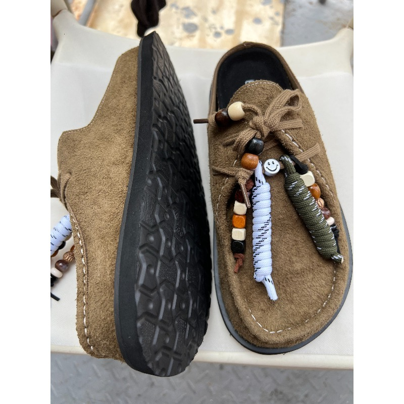 여성 남성 클로그 소가죽 스웨이드 슬립온 뮬 슬리퍼 여 - Flip Flop Leather Men 리뷰 및 가격