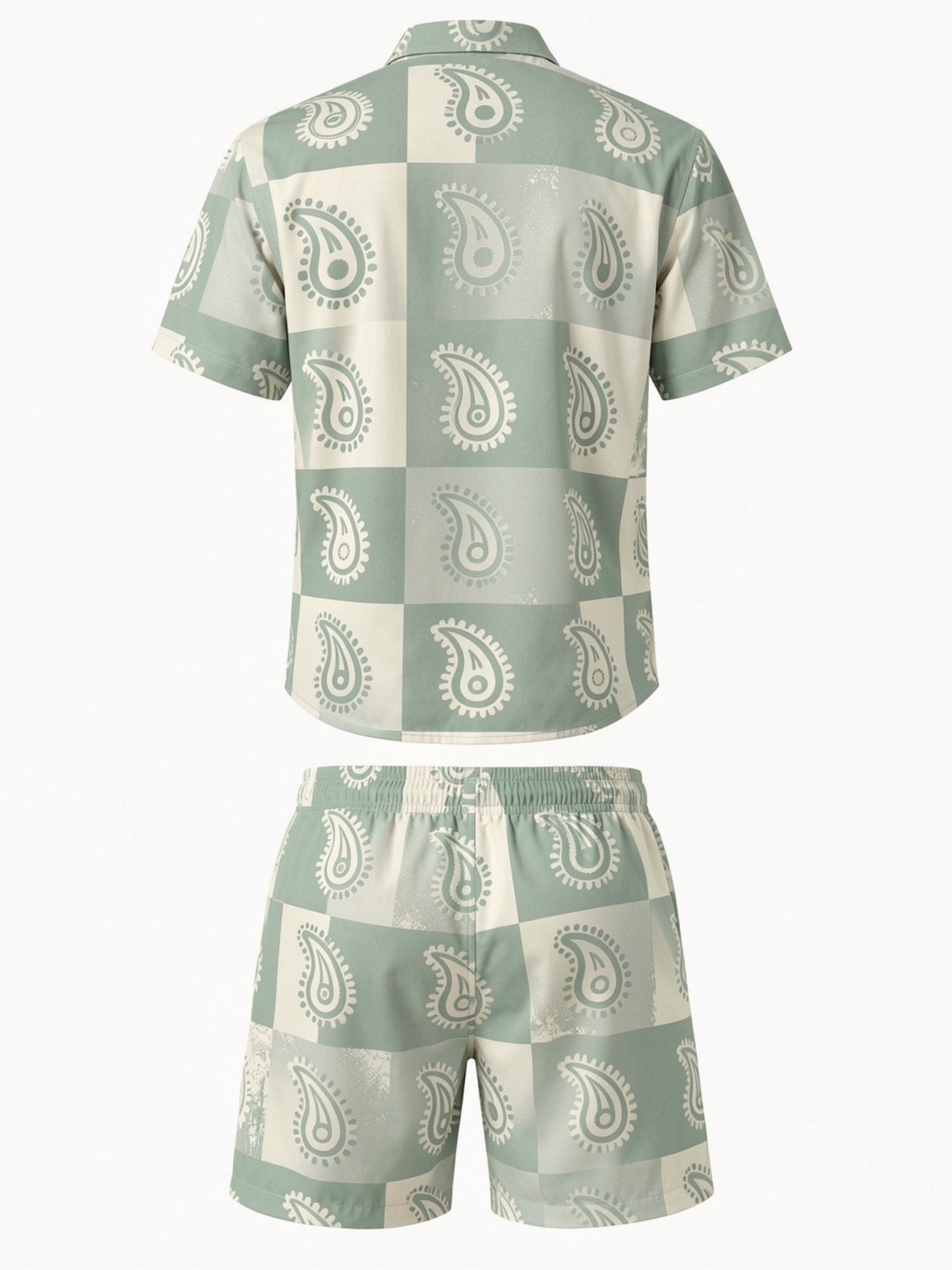 남성용 플로럴 반팔 셔츠와 드로스트링 반바지 세트, 해 - Resort Shirt Floral 리뷰 및 가격