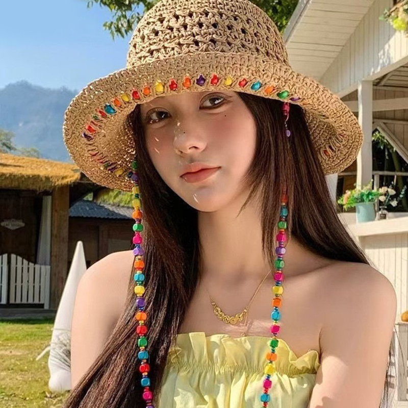레트로 다용도 속이 빈 챙넓은 밀짚모자 접이식 보헤미안 - Bucket Hat Straw 리뷰 및 가격