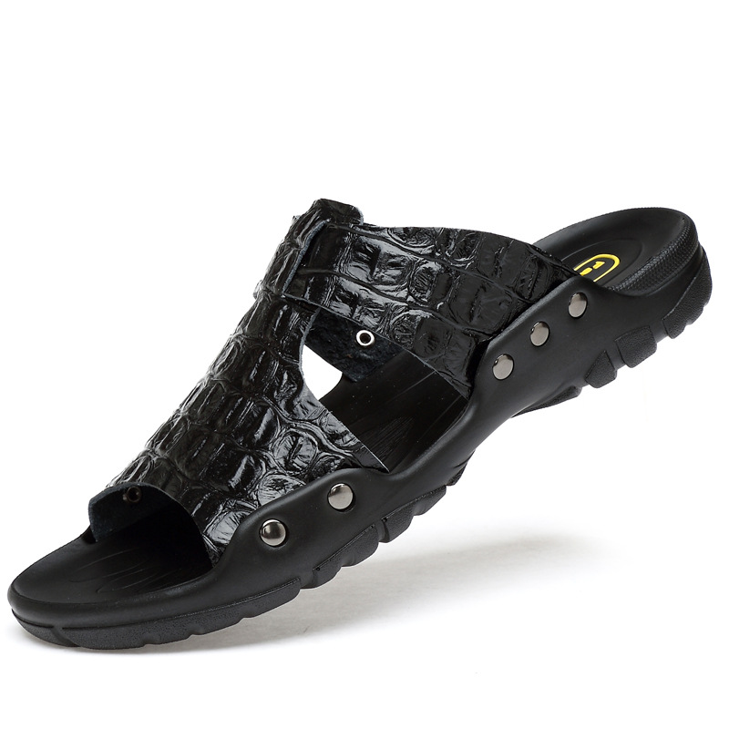 가죽 샌들 남성용 편안한 슬리퍼 남성 럭셔리 2025  - Flip Flop Leather Men 리뷰 및 가격