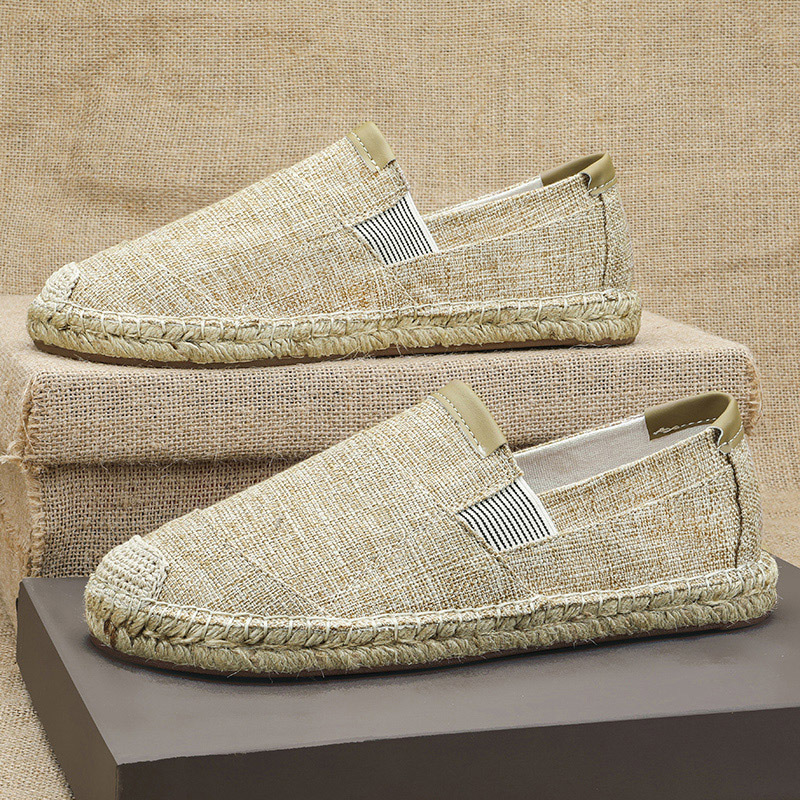 2025 신상 남성 린넨 캐주얼 신발 여성 수제 직조  - Espadrille Slip On 리뷰 및 가격